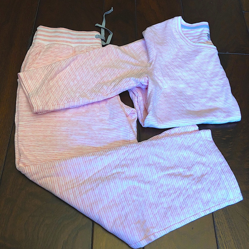 Sleep Sense Pajama Set / Lounge Wear | Pink White